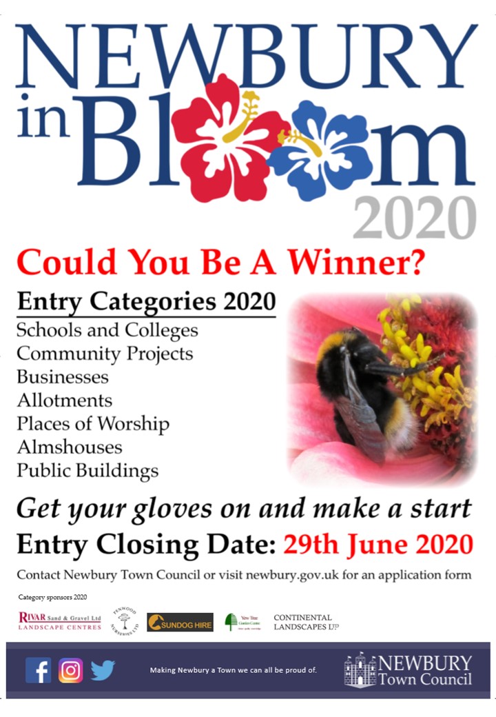 Newbury in Bloom 2020 Poster